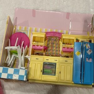 Colorful Barbie Kitchen Set